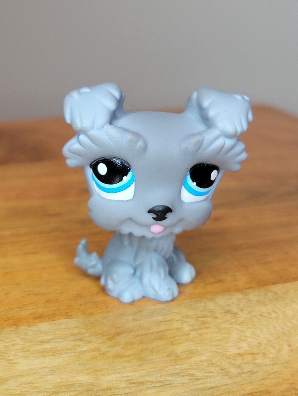 Hasbro Grey Schnauzer Littlest Pet Shop Dog #1393 2008